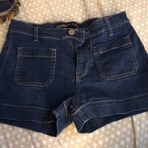 Express jean shorts